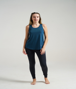 Camiseta Deportiva Ligera para Mujer, sin Mangas, con Pliegues Cuadrados, de Poliéster Transpirable, Ajuste Holgado, para Gimnasio, Fitness, Yoga, Running y Entrenamiento - Product Image 2