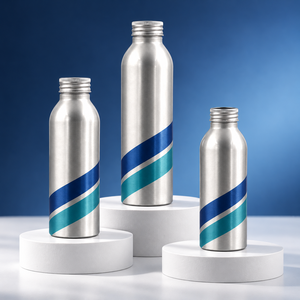 Botellas de Aluminio para Bebidas de 250ml, 330ml y 500ml, con Tapa de Rosca y Empaque Personalizado para Agua y Jugos de Frutas - Product Image 1