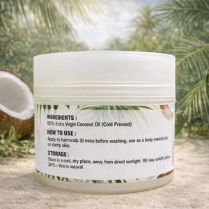 น้ำมันมะพร้าวสกัดเย็น SQIN Botanicals สำหรับบำรุงเส้นผมและผิวหนัง มีจำหน่ายแบบขายส่ง - Product Image 3