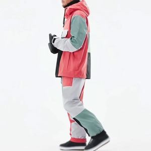 Combinaison de ski pour homme 202 personnalisée, haute qualité, intégrale, chaude, respirante, coupe-vent, brillante, Polartec, avec isolation en laine et capuche - Product Image 3