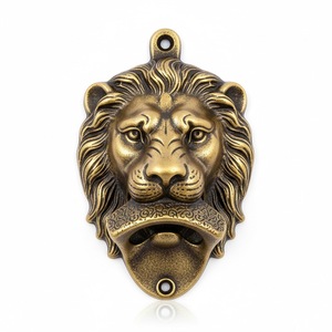 Accesorios para cerveza en barra, abridor de botellas de metal montado en la pared, con forma antigua 3D, personalizado. - Product Image 3