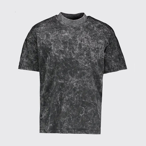 เสื้อยืดสตรีทแวร์ลำลองพิมพ์ลายตามสั่ง คอตตอนวอร์สเตดเนื้อผ้าหนา 180 GSM ทรงโอเวอร์ไซส์ เป็นมิตรต่อสิ่งแวดล้อม ขายส่ง - Product Image 1
