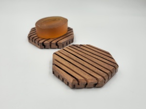 Porte-savon en bois naturel |   Porte-savon auto-drainant fait main |   Accessoires de salle de bain durables |   Fabricant OEM - Product Image 4