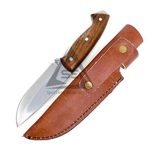 Cuchillos de Hoja Fija con Mango de Madera de Alta Calidad, Hechos a Mano, con Hoja de Acero Inoxidable y Damasco, Fabricación Personalizada OEM, Precio Razonable - Product Image 3