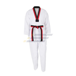 Uniforme de Artes Marciales de Taekwondo Cómodo con Logotipo Personalizado, Alta Calidad, Bajo Precio, Hecho en Pakistán, Servicio OEM Disponible - Product Image 1