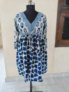 Vestido Maxi Boho de Algodón de Alta Calidad para Mujer, Vestido Estampado Floral, Corte Ajustado y Evase, Vestido Informal Cómodo y Sin Arrugas - Product Image 2