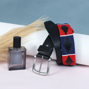 Ceinture Polo en Cuir Véritable et Alliage, Personnalisable, Meilleure Vente en Gros, Décontractée, Équestre, Brodé, Classique pour Homme, Équitation, Personnalisation - Product Image 6