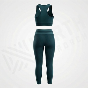 Latest Style <b>Low</b> MOQ Factory Direct Premium High Demanded Female Yoga Set Gym Fitness Activewear Sports Apparel Suit - Product Image 2