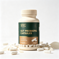 OEM SYC Probiotique 5-en-1 pour la Santé Intestinale des Adultes, Capsules 90G, 90 Capsules/Flacon, Vente en Gros Directe Usine, Approvisionnement en Vrac, Magasin Centralisé