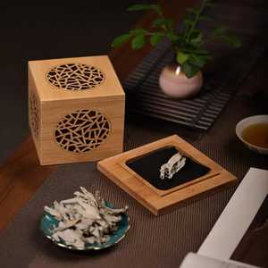 Trending Design Acacia Wood Aromatic Incense <b>Burner</b> Best Quality Incense Holder Home Wooden Customized Fragrance Incense Holder - Product Image 5