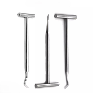 Elevador dental luxador de acero inoxidable, manual, mínimamente invasivo, curvo, para extracción de raíces, instrumento quirúrgico - Product Image 2