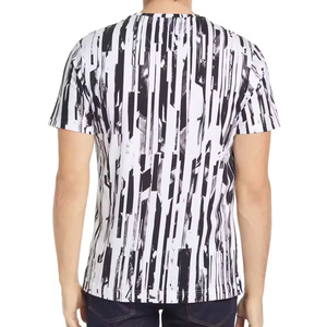 T-shirts professionnels personnalisés pour hommes en tissu éponge surdimensionné avec impression par sublimation, 100 % coton, col rond, manches courtes, respirants et écologiques - Product Image 3