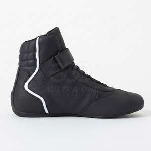 Zapatos de Carreras de Karting Premium para Tobillo, Diseño Ligero, Parte Superior de Cuero Genuino, Ajuste Cómodo, Agarre Fuerte, Práctica en Pista, Competición - Product Image 2