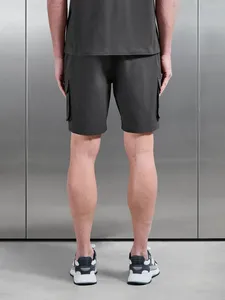 Custom Mens Cargo Shorts Lightweight Nylon Ripstop 4 Way Stretch Shorts with Multiple Pockets Elastic Waistband - Product Image 2