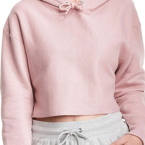 Sudadera con Capucha para Mujer, Color Sólido, Tejido de Algodón, Informal, para Otoño, Corte Regular, Transpirable, Manga Larga - Product Image 6