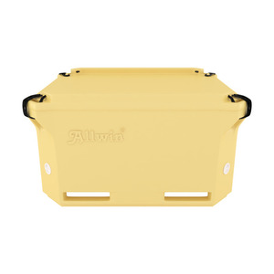 660L ABS Insulated Fish Tub Thick Wall Plastic Cooler Box Embossed Square Ice <b>Storage</b> <b>Crate</b> for Seafood Transport - Product Image 4