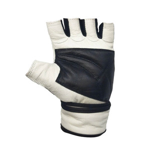 Gants de musculation rembourrés en néoprène avec support de poignet, protection respirante de la paume, entraînement de force, fermeture auto-agrippante unisexe Nayab - Product Image 3