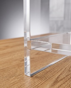 2026 New Trendy Modern Elegant Eco-Friendly Acrylic Clear Vertical Phone <b>Display</b> Stand Garment Stands Customized Countertop - Product Image 6