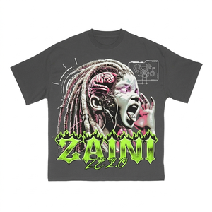 260 GSM Premium Cotton Men's T-Shirt <b>White</b> Anti-Wrinkle Short Sleeve Regular Fit OEM ODM - Product Image 5