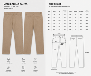 Pantalones Chinos de Algodón para Hombre, Corte Slim Fit, Ecológicos, Transpirables, de Primera Calidad - Product Image 4