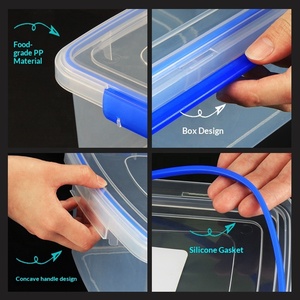 Recipientes Ecológicos para Alimentos Aptos para Microondas, Recipientes para Llevar, Reciclables, Lonchera, Biodegradables, Bento Box para Microondas - Product Image 5