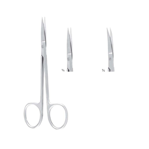 Ciseaux dentaires à pointe fine et courbée pour interventions esthétiques des gencives, petits ciseaux chirurgicaux dentaires pour usage pédiatrique et dentaire délicat. - Product Image 1