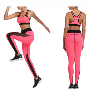 Wholesale Price Women Seamless 2 Piece <b>Yoga</b> Set High Waist Leggings Sports Bra Lightweight <b>Jacket</b> Gym Wear Outfit - Product Image 1