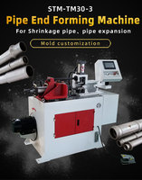 Machine de formage d'extrémités de tubes STM TM30 Machine d'extenseur de tubes en acier Machines de formage d'extrémités de tubes