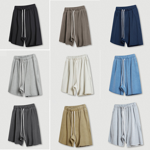 Shorts décontractés pour hommes les plus vendus, 100 % coton, séchage rapide, respirants, taille mi-haute, motif uni, coupe ample, promotion exceptionnelle - Product Image 6