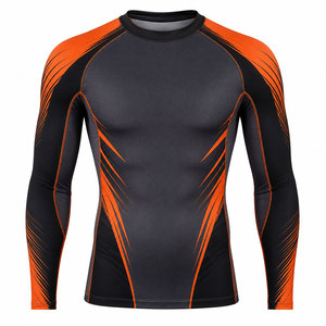 Durable <b>Athletic</b> Shirt With Stretch Performance Fabric Rash Guard For Everyday Sports Rash Guard - Product Image 1