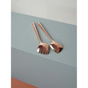 Vaisselle Peut Être Personnalisée LOGO Moderne Service et Cuisine Dessert Couverts Serveurs En Acier Inoxydable Argent Cuillères De Service - Product Image 6