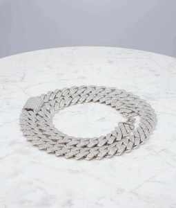 Luxury Lab Grown Diamonds 14K Gold Hip Hop Cuban Link Chain with Iced Out <b>Necklace</b> High End <b>Statement</b> Jewelry for Men - Product Image 2