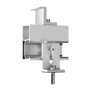 Kit de fixation pour panneaux solaires 10 x 4 pouces avec 4 supports d'extrémité et 6 serres-câbles – Système de montage solaire essentiel - Product Image 1