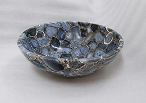 Lavabo de encimera de piedra preciosa, fabricante de lavabos de piedra preciosa personalizados, lavabo de piedra preciosa pulida, lavabo de piedra de lujo para hotel, piedra decorativa. - Product Image 3