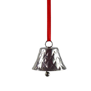 Campana de Mano Plateada para Recepción Escolar, Hotel, Regalos de Navidad, Campana para Llamadas, Campana para Barra, Campana para Comedor, Campana de Mesa - Product Image 1