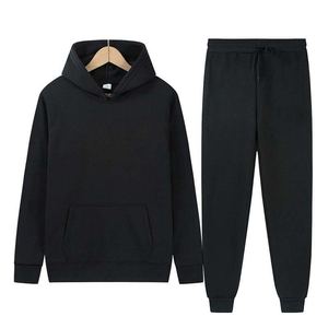2026 Hot Selling Streetwear <b>Plain</b> <b>Hoodies</b> Mens Tracksuits Oversized Customized Embroidery Printing Bulk Quantity Solid Color - Product Image 5