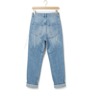 Jeans Casuales y Elegantes para Mamá, Corte Relajado, Cintura Alta, Cómodos, Transpirables y Ligeros para el Día a Día, Viajes y Moda - Product Image 2