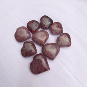 Premium Strawberry Quartz Heart Stone | Natural Polished Crystal Heart for Energy Healing, Gifts & <b>Bulk</b> Supply - Product Image 6