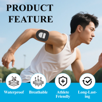 Lot de 30 patchs adhésifs Omnipod 5, imperméables, prédécoupés, hypoallergéniques, pour capteurs de surveillance continue du glucose (CGM), sans latex