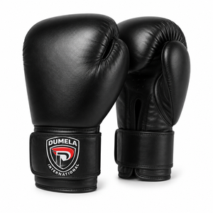 Guantes de Boxeo Profesionales Verticales Portátiles de Cuero Genuino Personalizables de Alta Calidad para Entrenamiento de Boxeo - Product Image 1