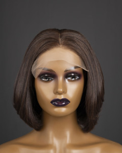 Peluca de Cabello Humano Virgen Remy con Cutícula Alineada y Frente de Encaje para Mujeres Negras, Personalizada, Colorida, 180% de Densidad - Product Image 4