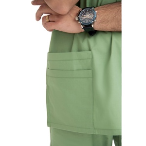Best <b>Stuff</b> Men Uniform Scrub Lightweight Breathable High Quality Top Trending Comfortable Men Uniform Scrub with <b>Cheap</b> Price - Product Image 5