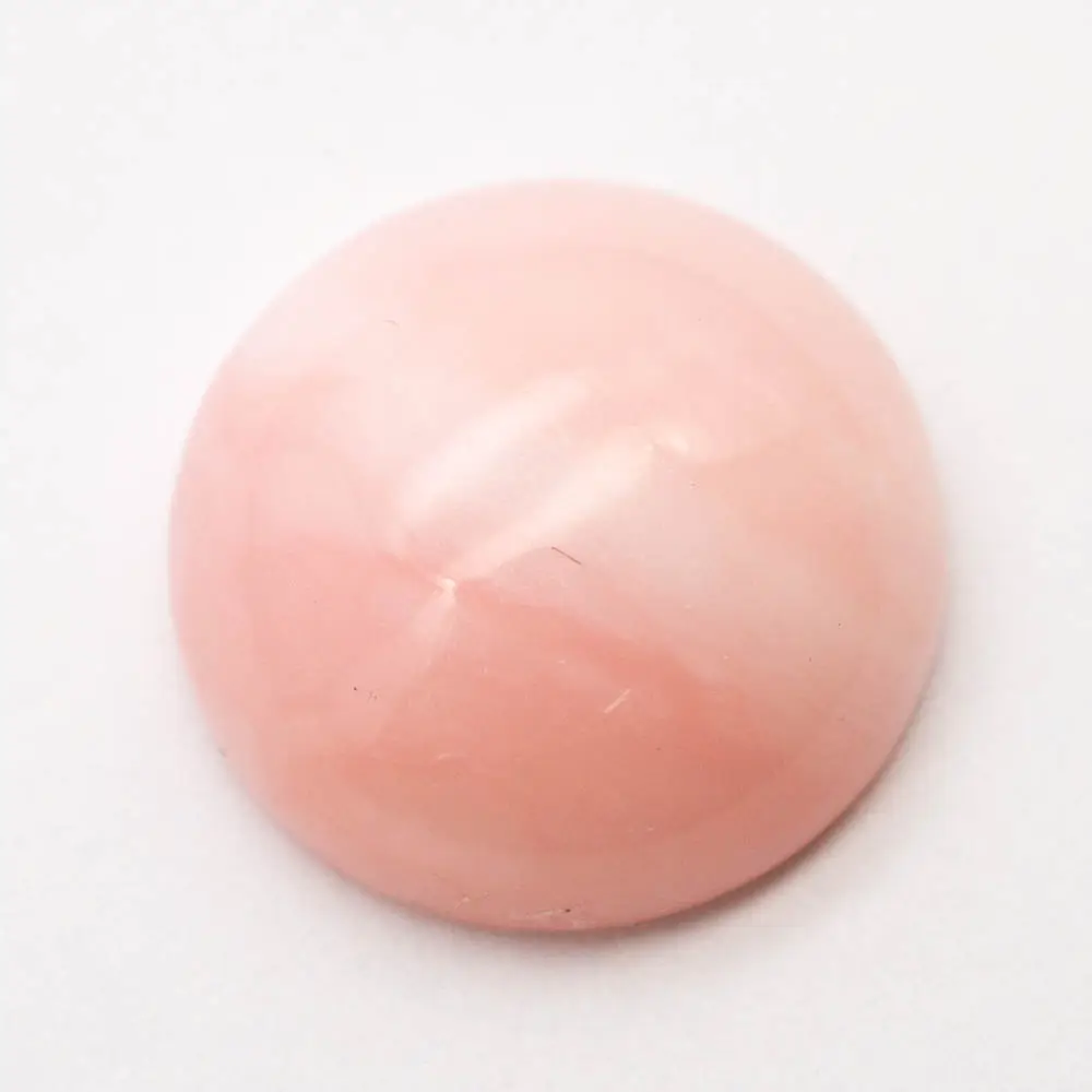 Natuurlijke Edelsteen Roze Opaal Ronde Cabochon Gekalibreerde Maat Voor Diy Sieraden Instelling