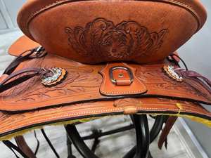 Silla de Montar a Caballo Occidental Personalizada al por Mayor – Cuero Premium, Diseño Ligero e Inteligente, Hecha en Uttar Pradesh, India - Product Image 6