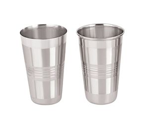 Gobelet à boisson classique en acier inoxydable avec finition miroir en verre pour cadeaux d'affaires - Product Image 3