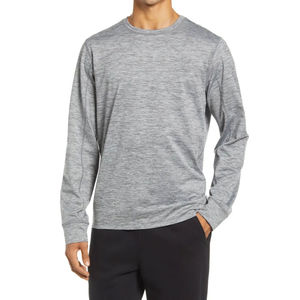 เสื้อเชิ้ตแขนยาว HSI รุ่นฮิตปี 2026 แบบเรียบ สามารถสกรีนลายได้ตามต้องการ เสื้อยืดแขนยาวพิมพ์ลายโลโก้ตามสั่ง ขายส่ง OEM/ODM พร้อมส่ง - Product Image 1