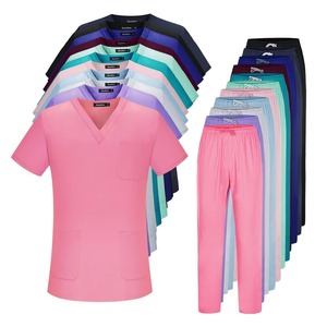 Conjuntos de Uniformes de Enfermería Personalizados con Logotipo, Unisex, Tela Tejida, Pantalones Deportivos, Traje de Enfermera para Mujeres y Hombres, Tipo de Accesorio - Product Image 2