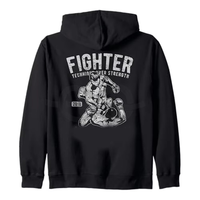 Sudaderas con Capucha MMA para Hombre, Personalizables, de Invierno, Forro Polar Premium, Ropa Deportiva, Ropa de Combate Personalizada, Kimono de Jiu Jitsu