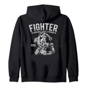 เสื้อฮู้ด MMA แบบ OEM ปรับแต่งได้เต็มที่ เสื้อผ้ากีฬาระดับพรีเมียม ชุดต่อสู้แบบสั่งทำพิเศษ ชุดยิวยิตสูแบบสั่งทำ เสื้อคิมิโนยิวยิตสู - Product Image 1