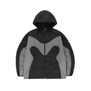 Vêtements de sport en gros à prix avantageux, coupe-vent color block, veste anorak, impression de logo personnalisé, survêtement de course athlétique - Product Image 2